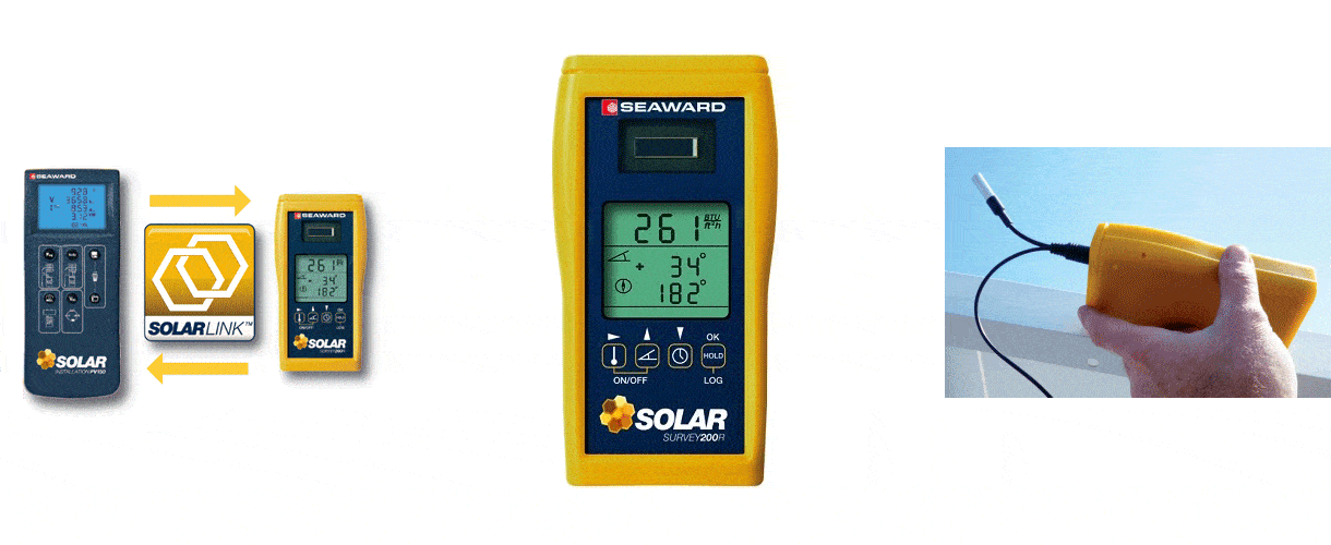 Thiết bị đo bức xạ mặt trời dùng cho lắp đặt các tấm pin năng lượng mặt trời Model: Solar Survey 200R