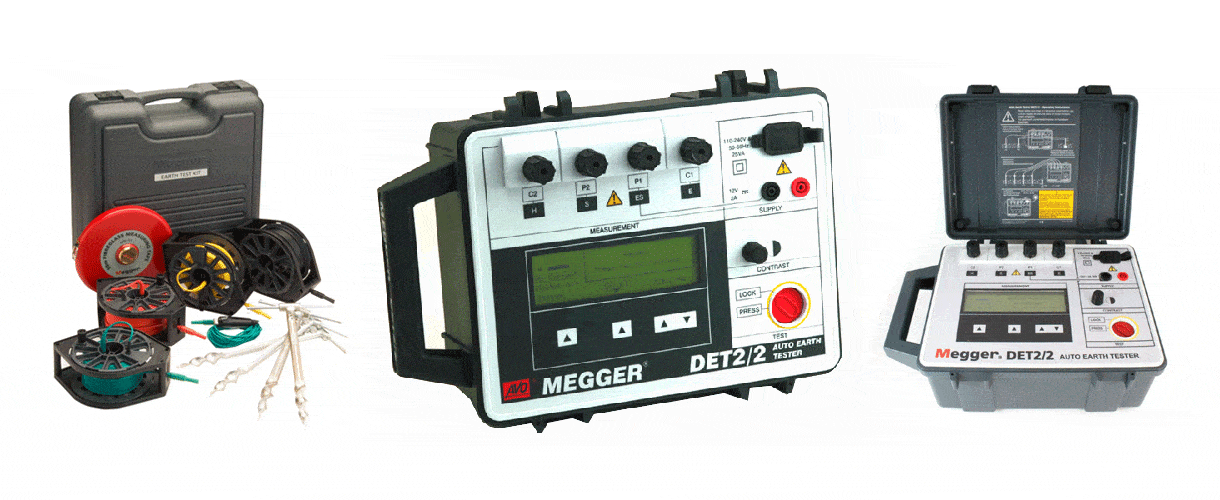 Thiết bị đo điện trở tiếp địa tự động Model: DET2/2