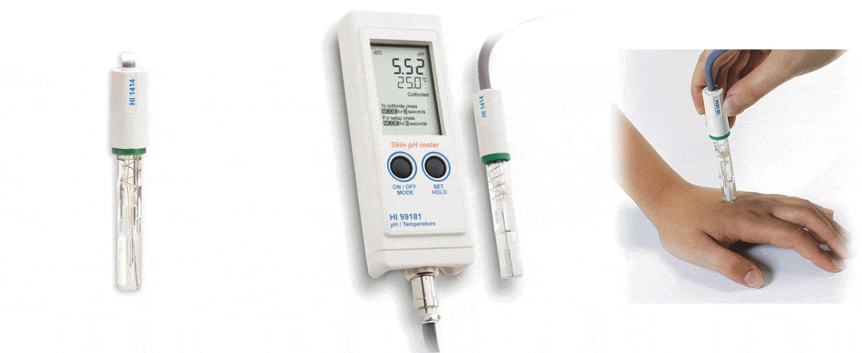 Thiết bị đo độ pH của da người HI 99181